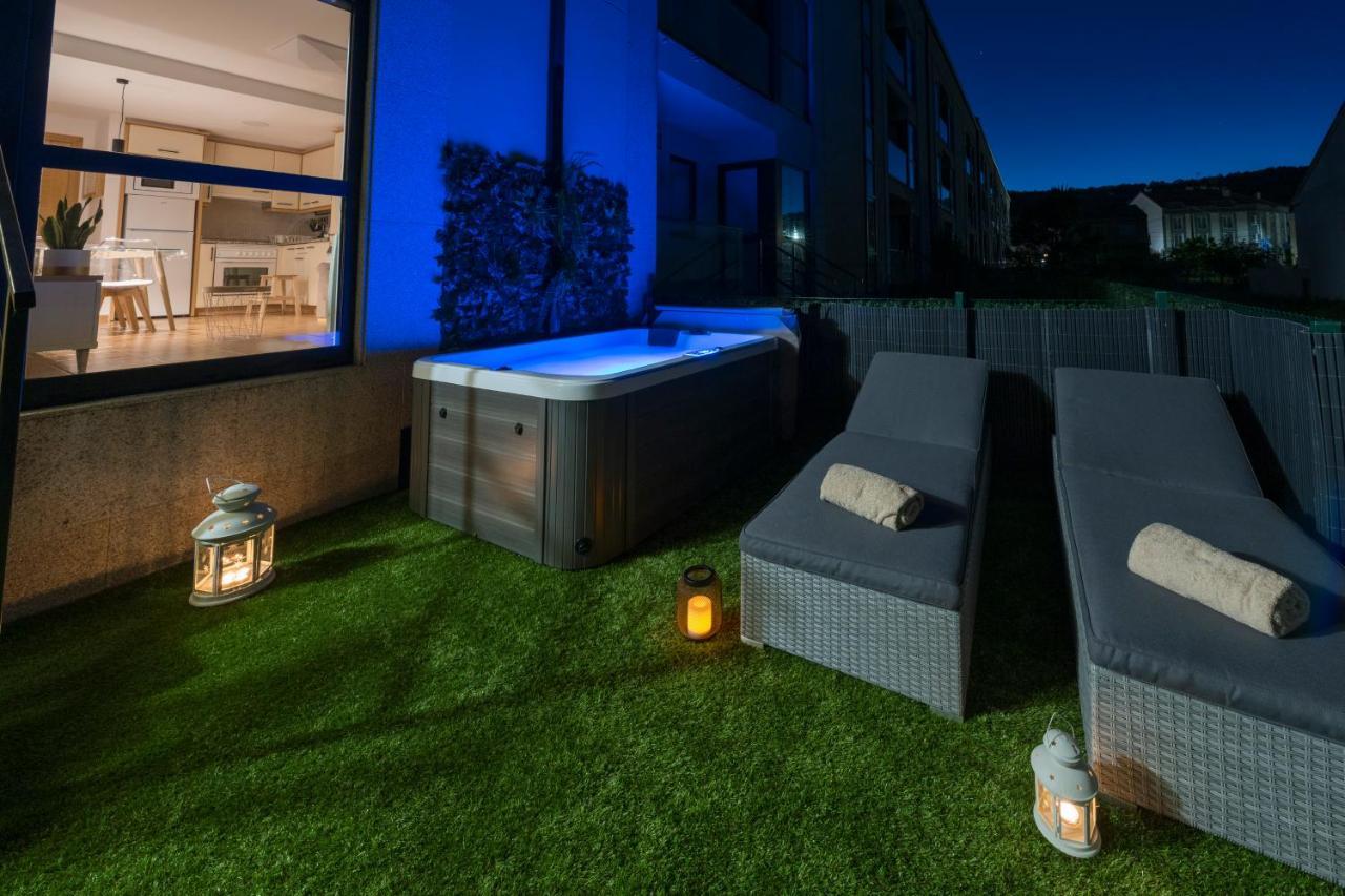 Garden Fisterra - Jacuzzi, Jardin Privado Y Vista Mar Apartment ภายนอก รูปภาพ